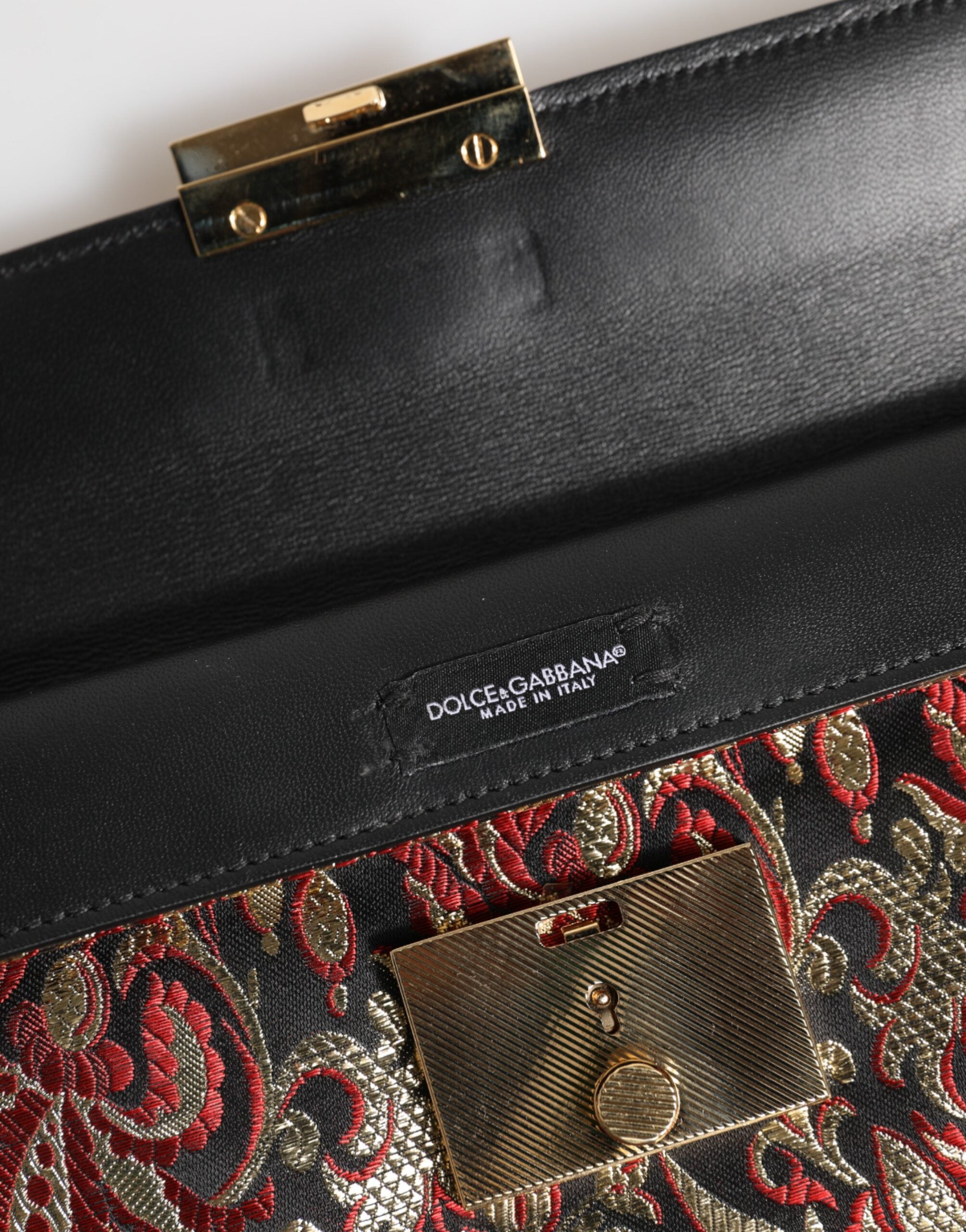 Multicolor Jacquard Floral Document Briefcase Bag Fabric