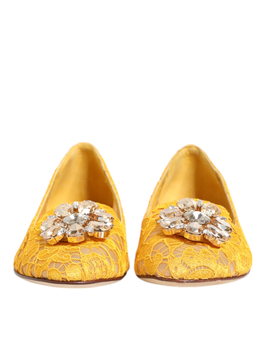 Dolce & Gabbana 56% Viscose flat in yellow