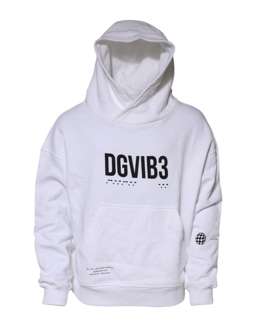 Dolce & Gabbana 100% Cotton hoodie in white
