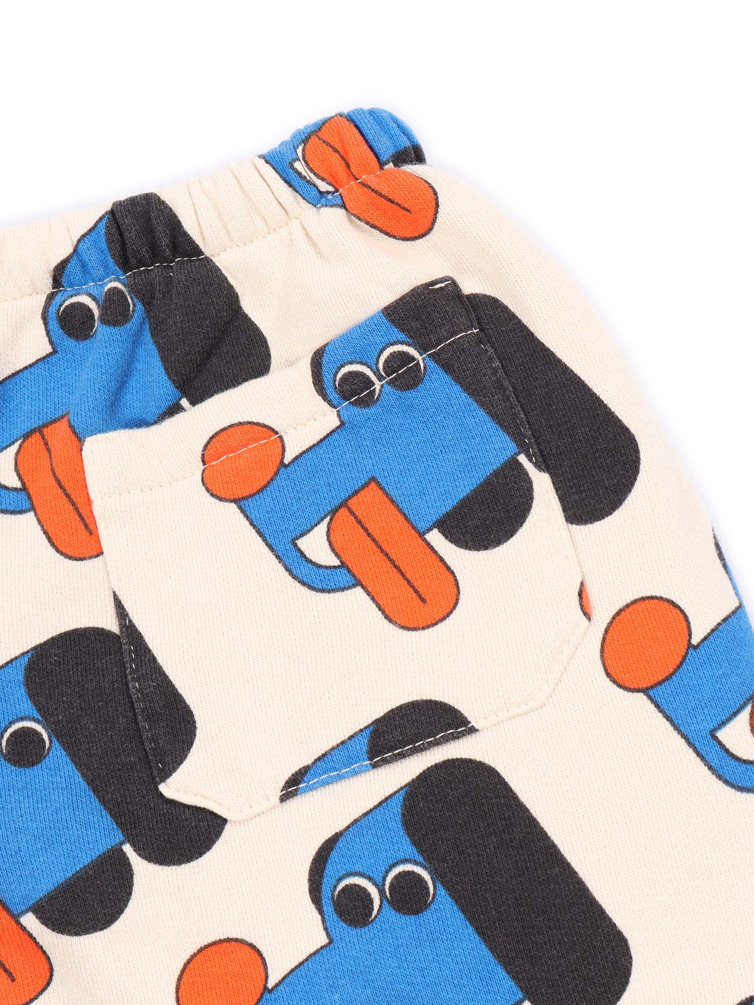 Doggy Mate All Over Joggings White Organic Cotton Trackpants