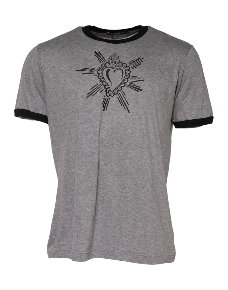 Dolce & Gabbana 100% Cotton t-shirt in gray