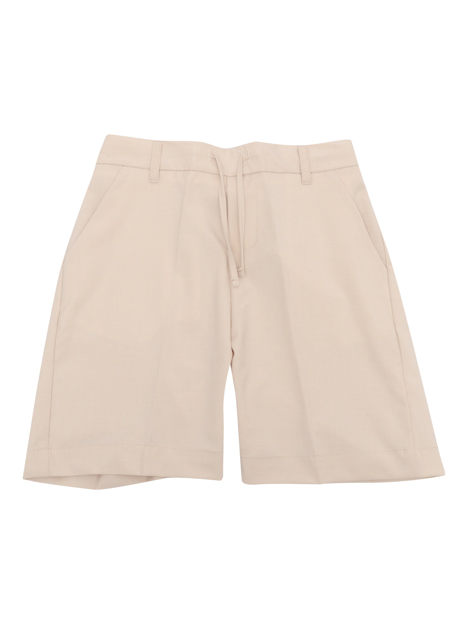 Beige bermuda shorts Polyamide Viscose Elastane