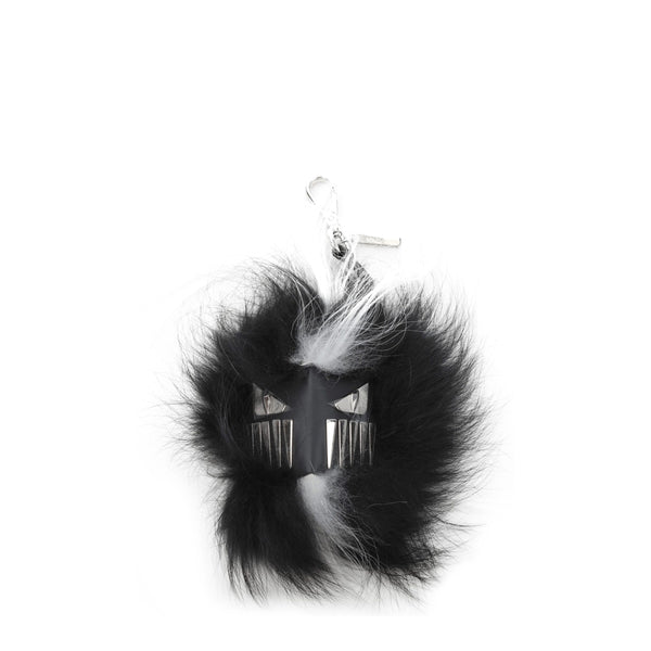 Fendi Fur hair clip in black