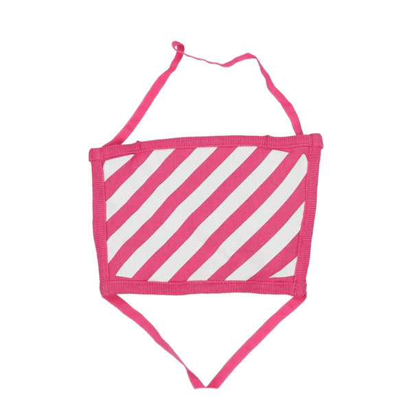 Off-White 100% cotton scarf in pink