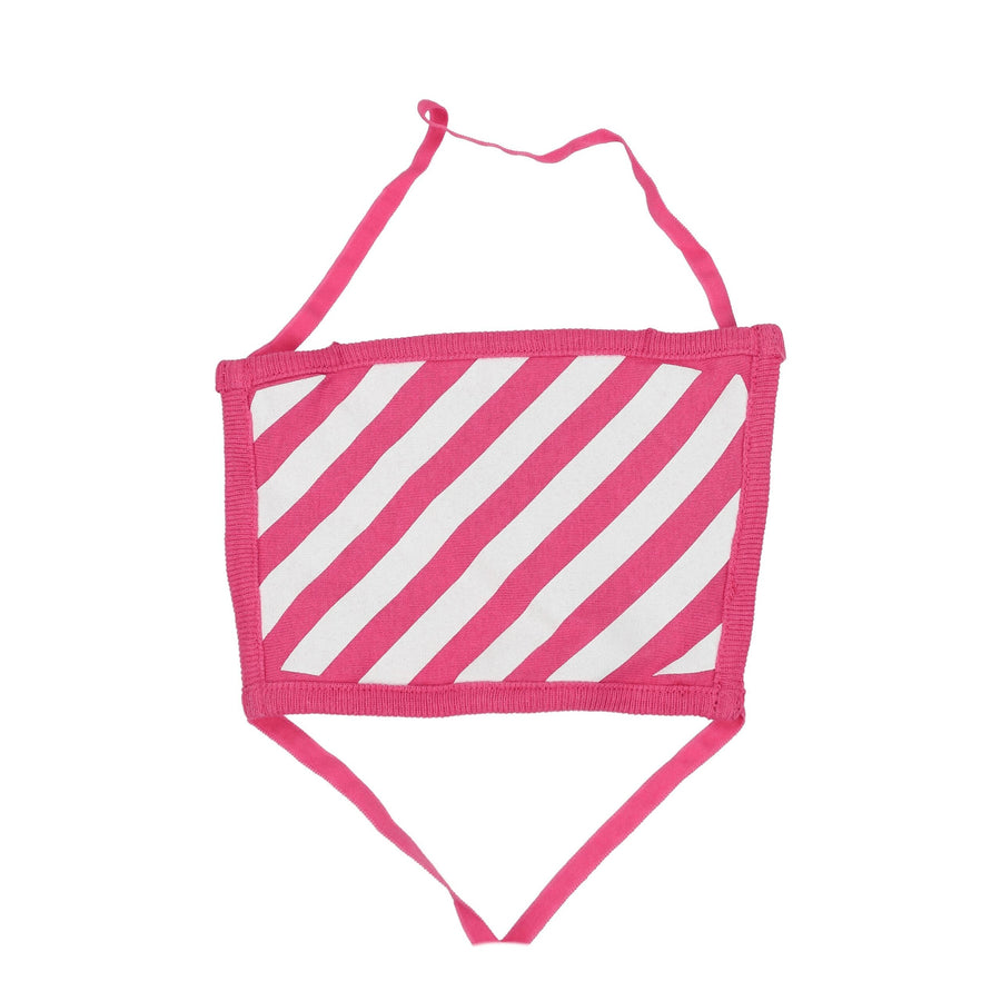 Off-White 100% cotton scarf in pink
