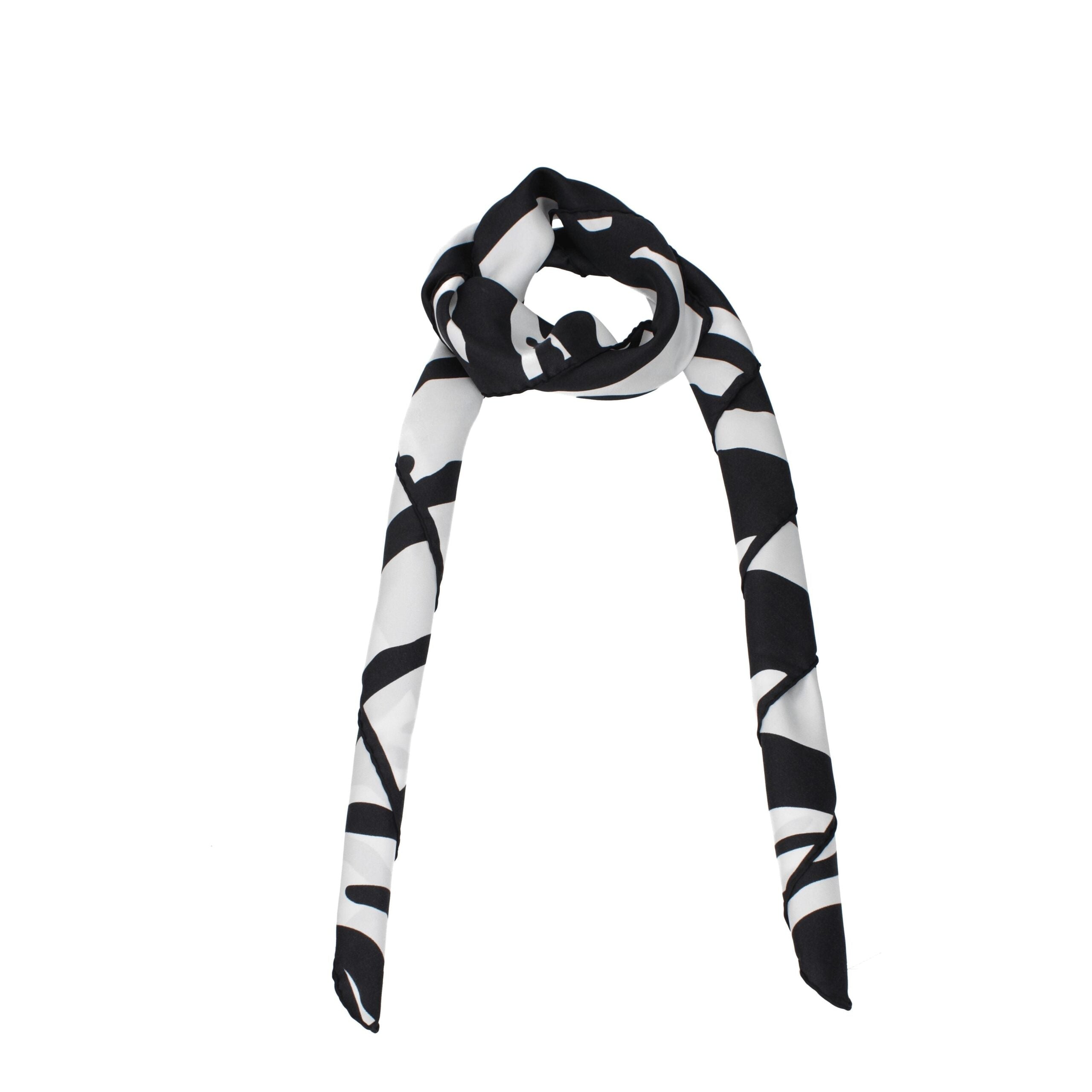 Dolce & Gabbana 100% silk scarf in black