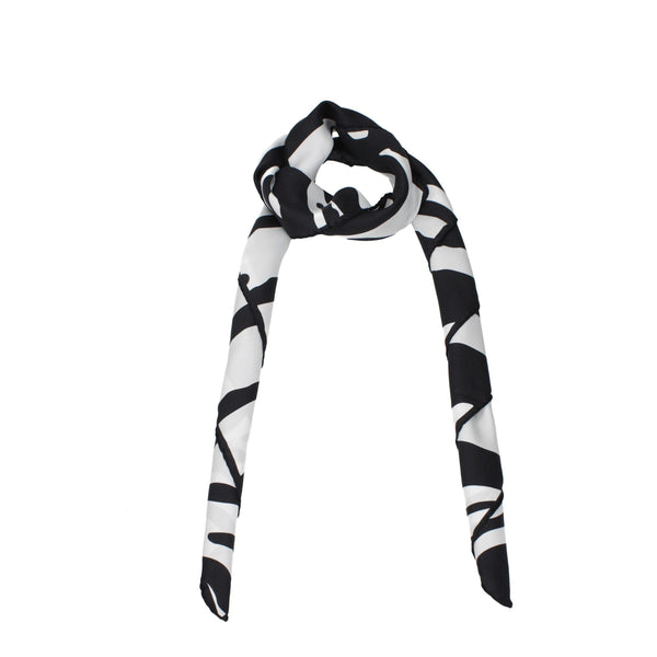 Dolce & Gabbana 100% silk scarf in black