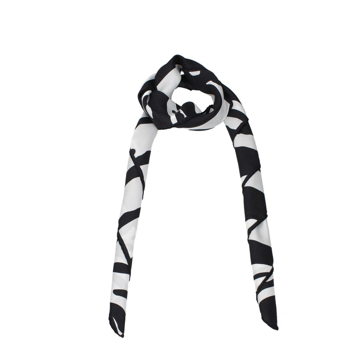 Dolce & Gabbana 100% silk scarf in black