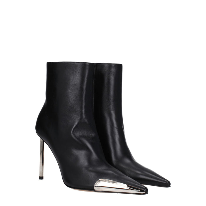 Off-White Leather ankle boot in black — view 2
