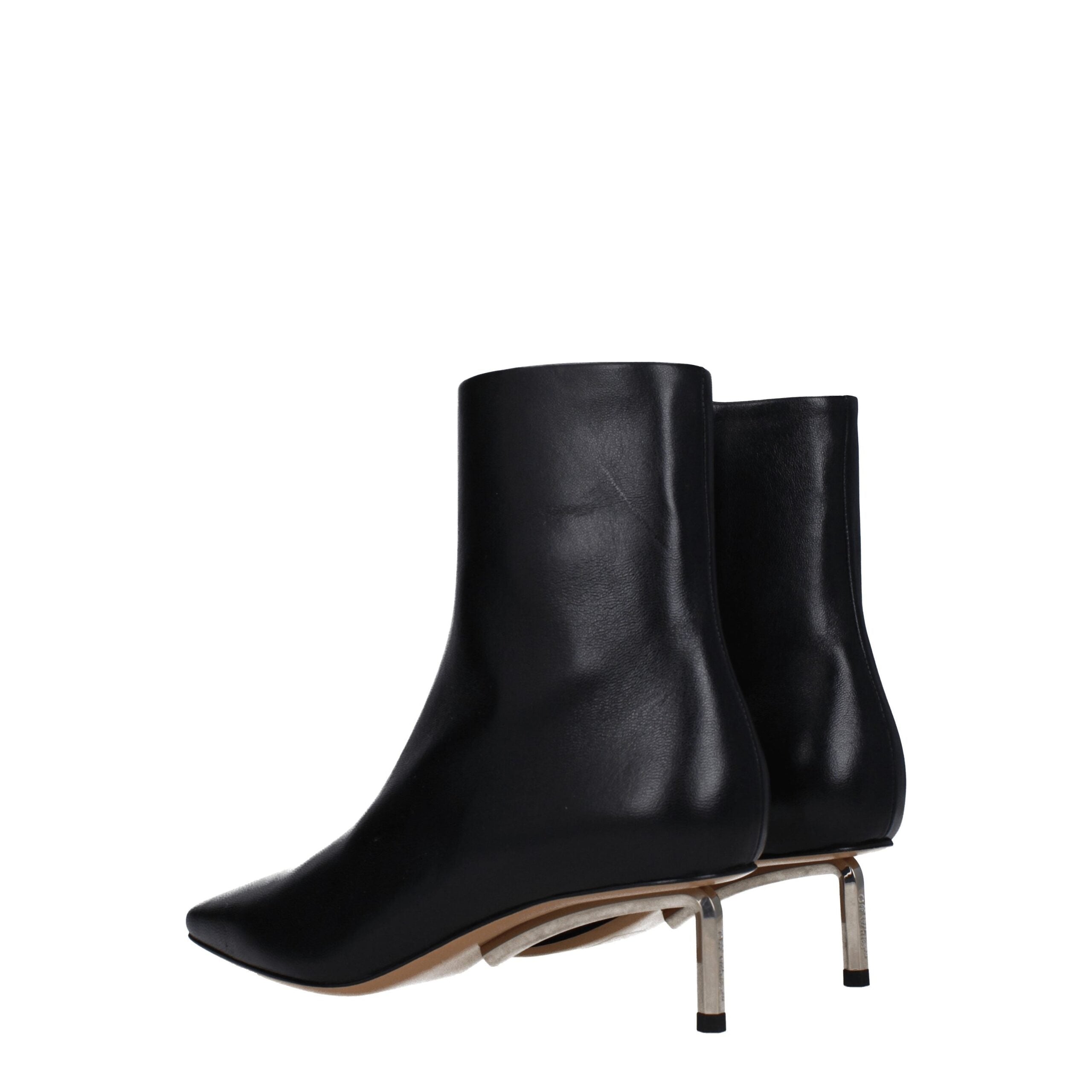 Off-White Leather boot in black — view 4