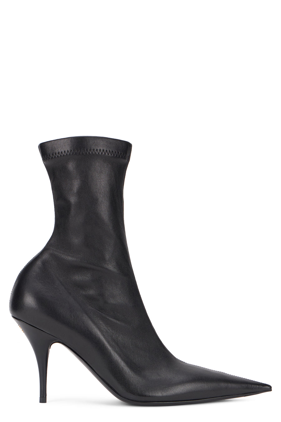 Ankle Boots Black Goat Leather