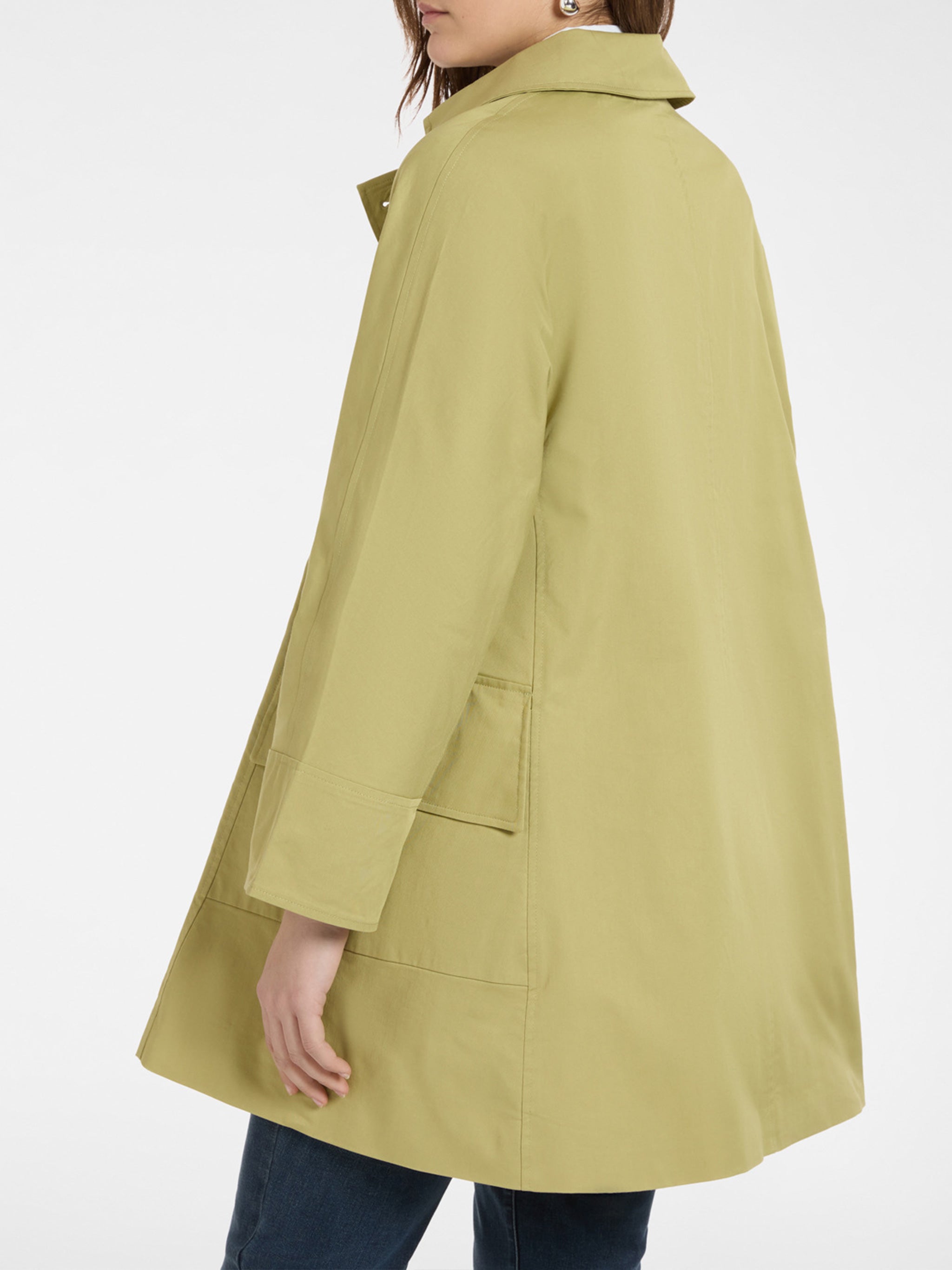 Caban Linea Kimono Green Cappotto