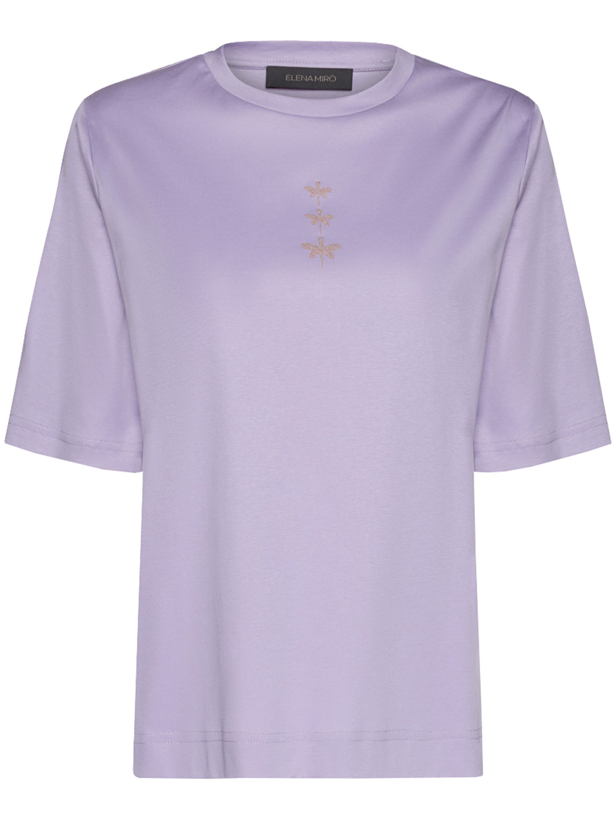 T-shirt Girocollo Pink & Purple