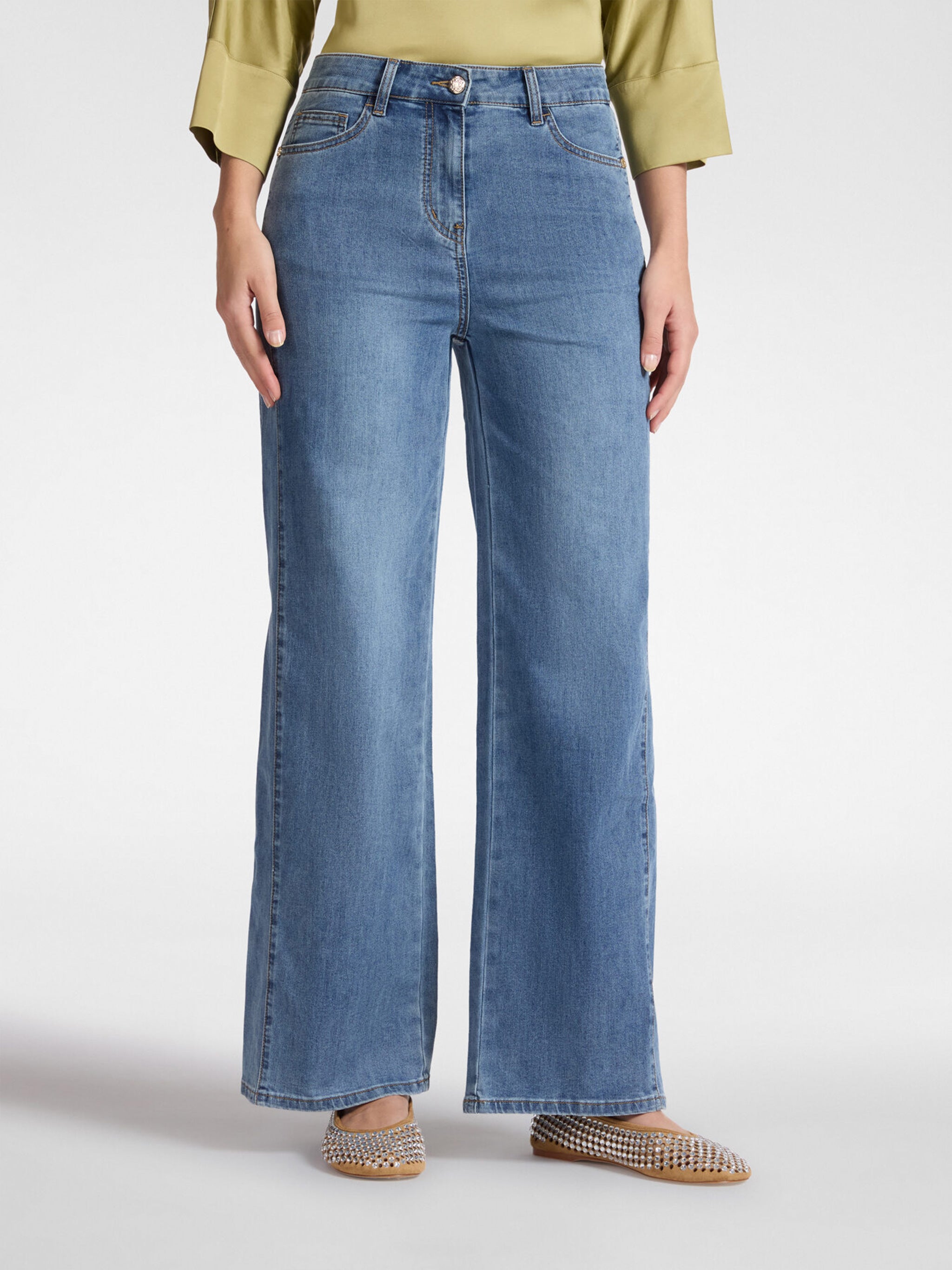 Jeans Wide Leg Blue