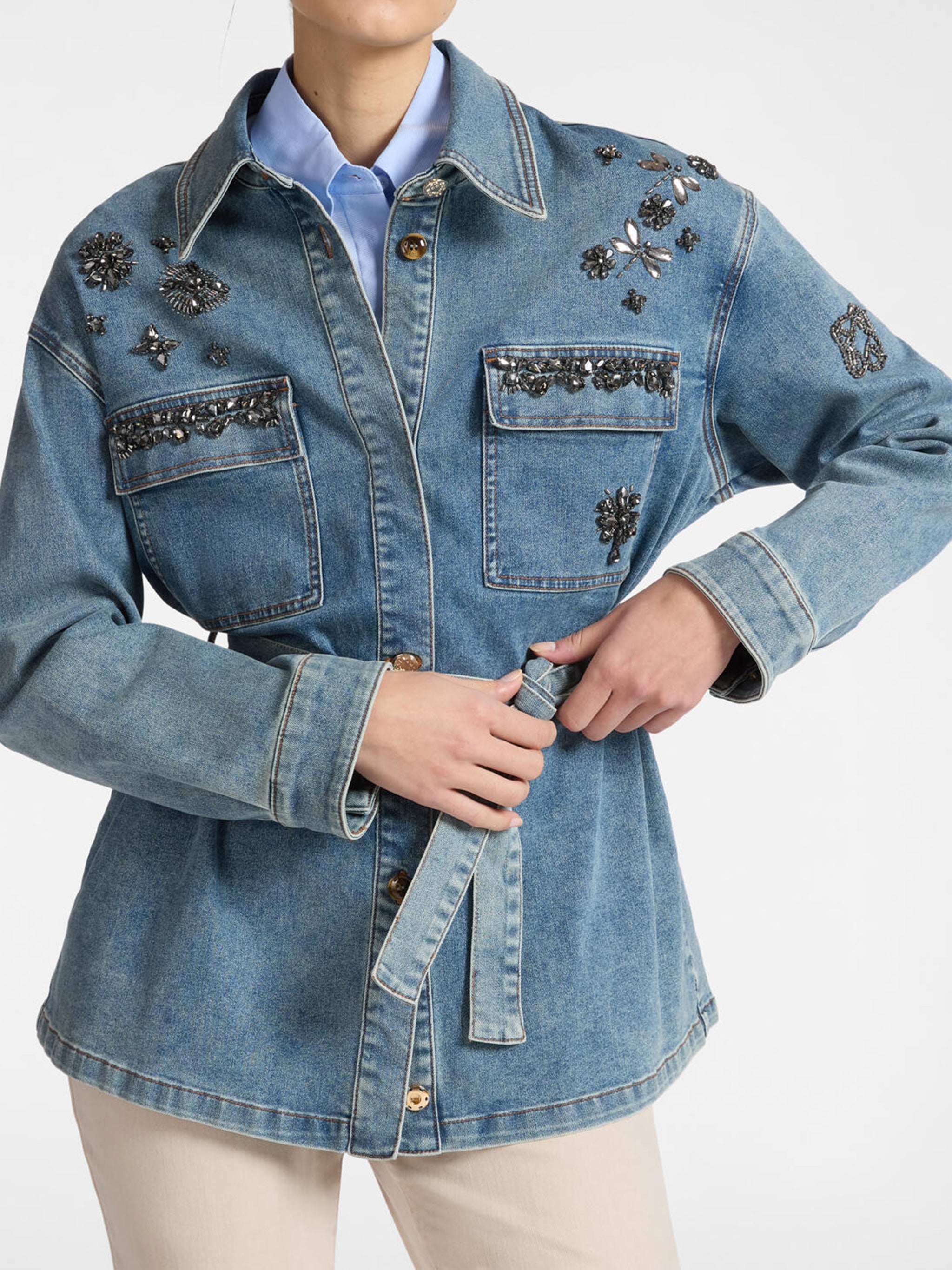 Overshirt Blue Giacca