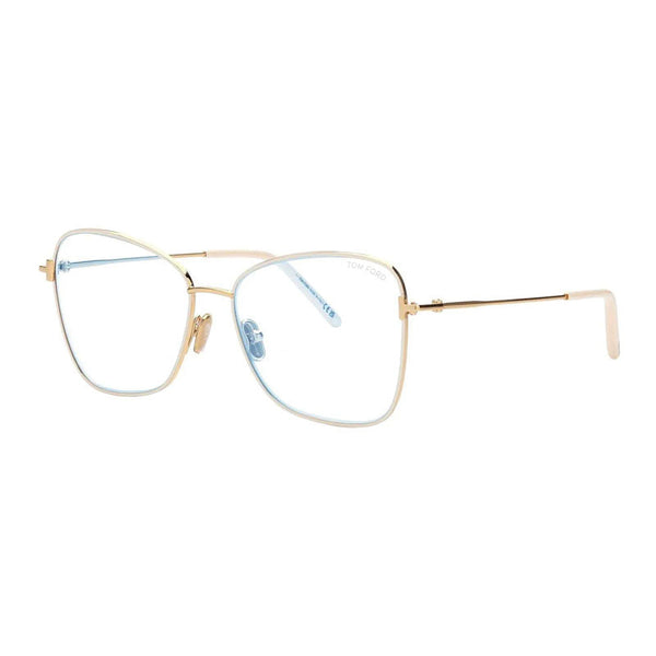 Tom Ford FT5906-B001 Metal frame with plastic accents eyeglasses in gold