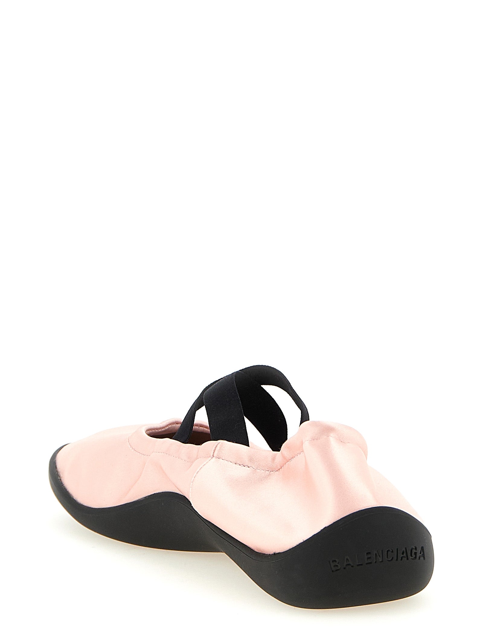 Shibuya Ballet Flats Pink Polyester Flat Shoes