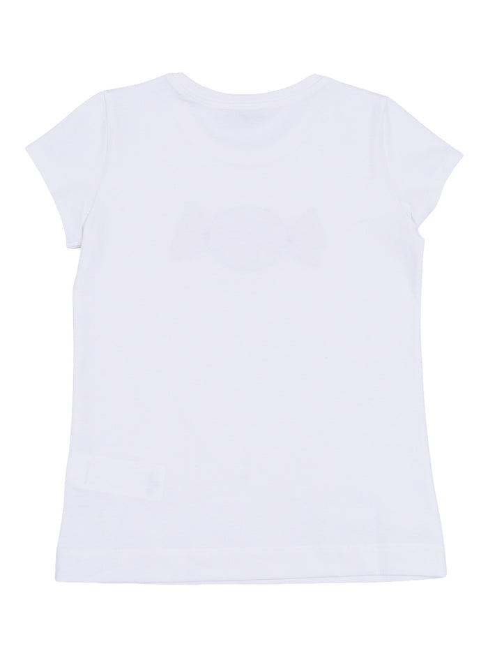 JERSEY T-SHIRT White Cotton Elastane Short Sleeves