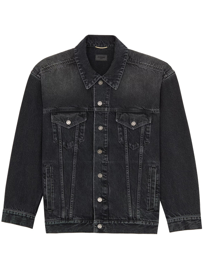 Giacca Jeans Oversize Black