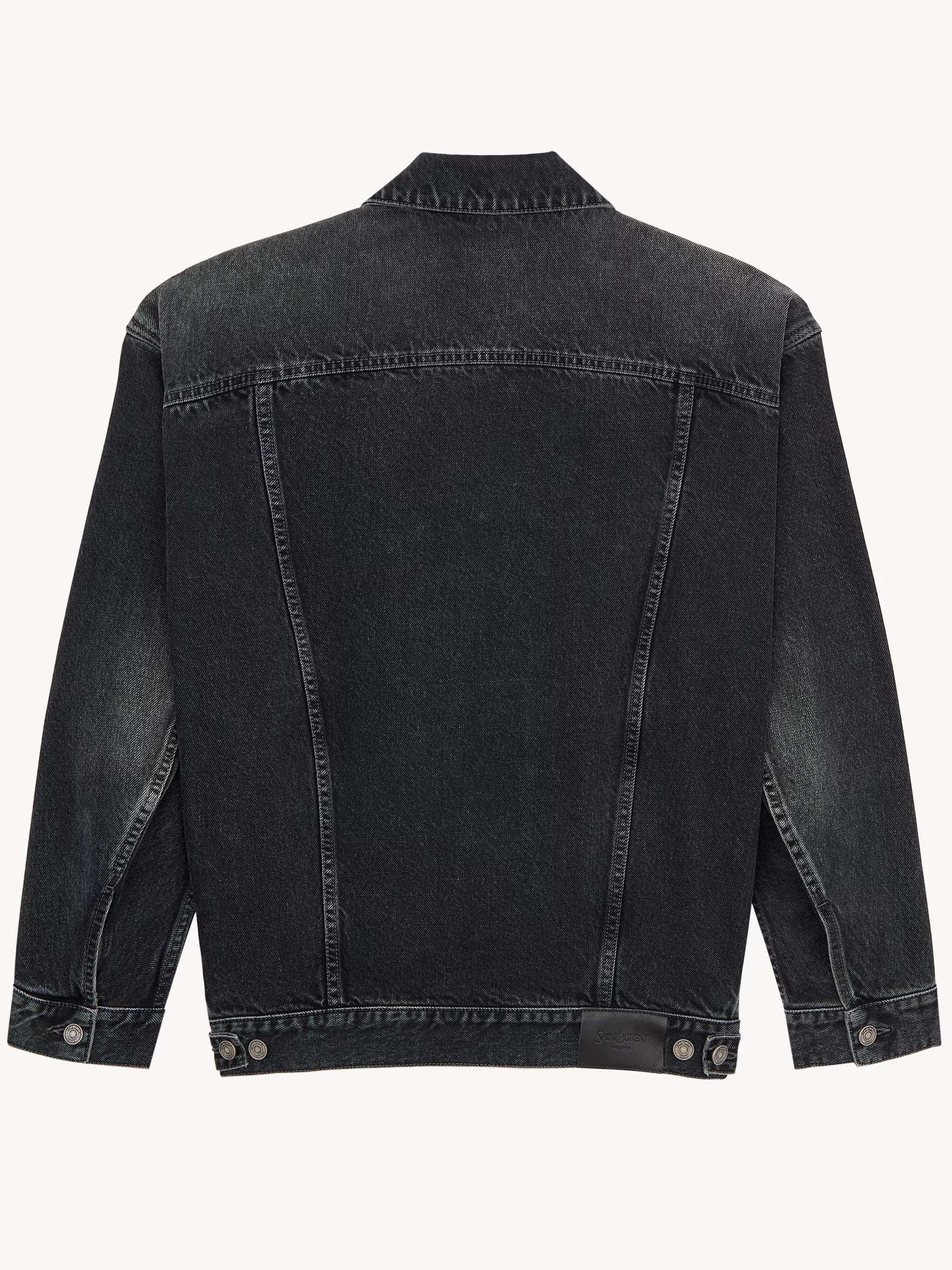 Giacca Jeans Oversize Black