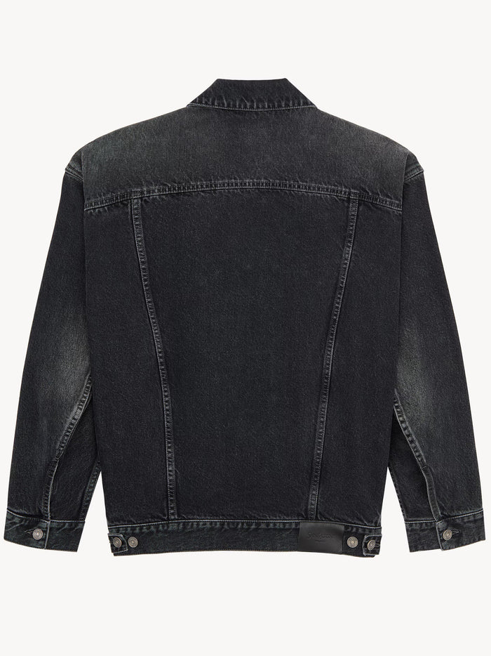 Giacca Jeans Oversize Black