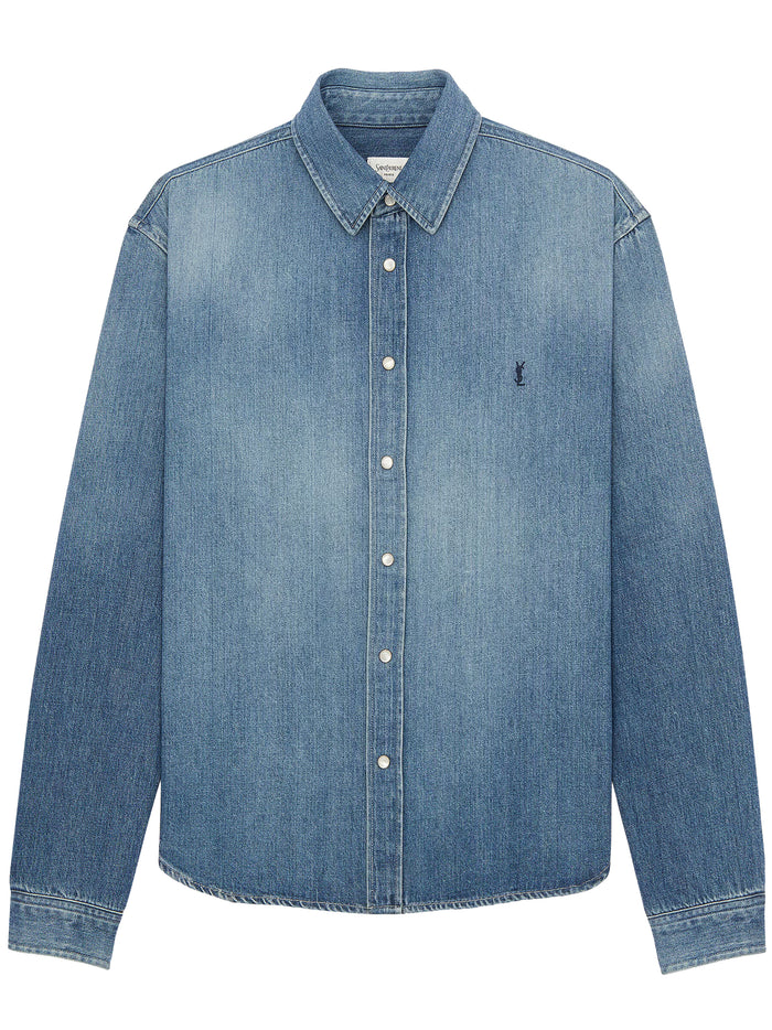 Camicia Jeans Cassandre In Denim Blue