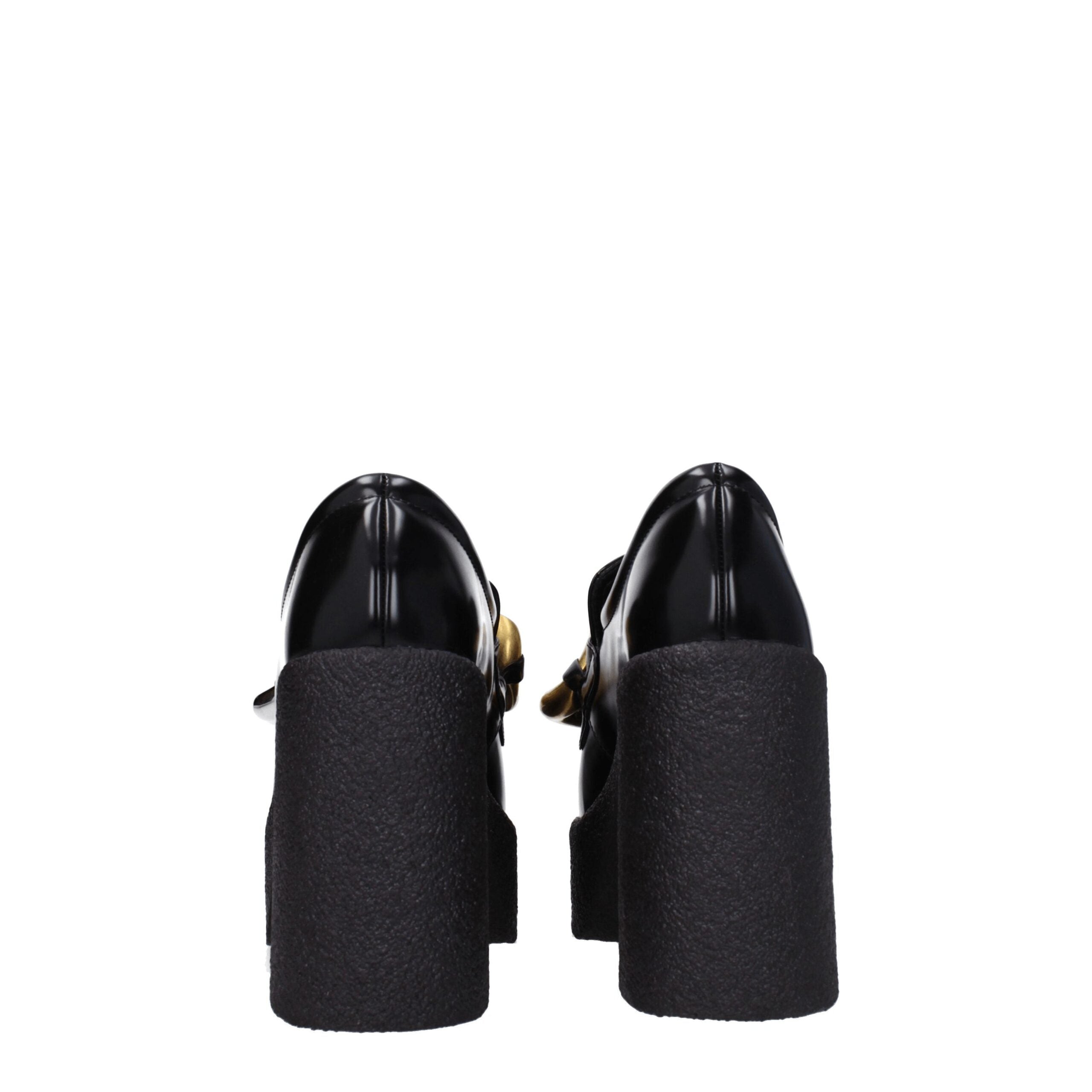 Stella McCartney Eco Leather platform loafer in black — view 5