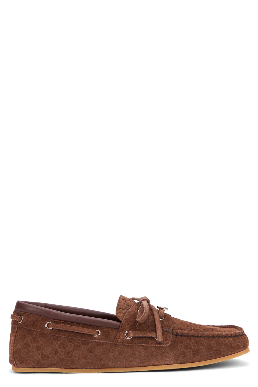 Boat Shoes Brown Suede Calf Skin Loafers