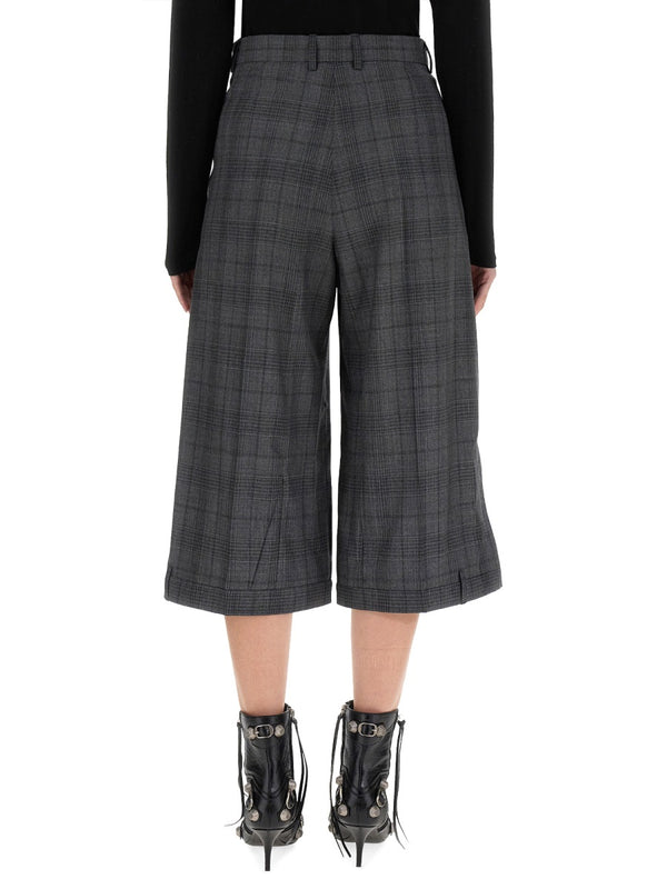 Shorts Deconstructed Wool Grey
