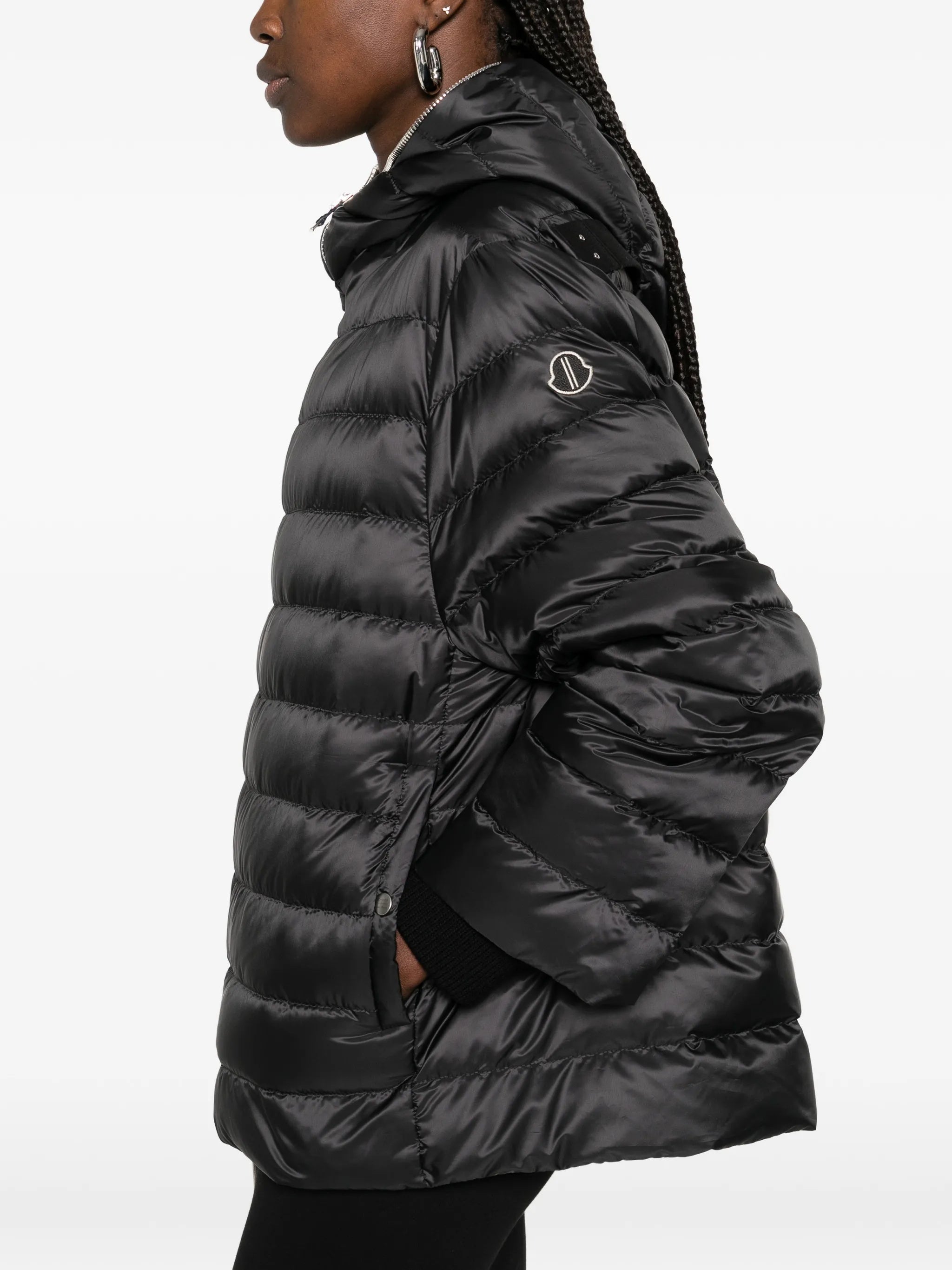 Woven Ziplock Jacket Black Giacca