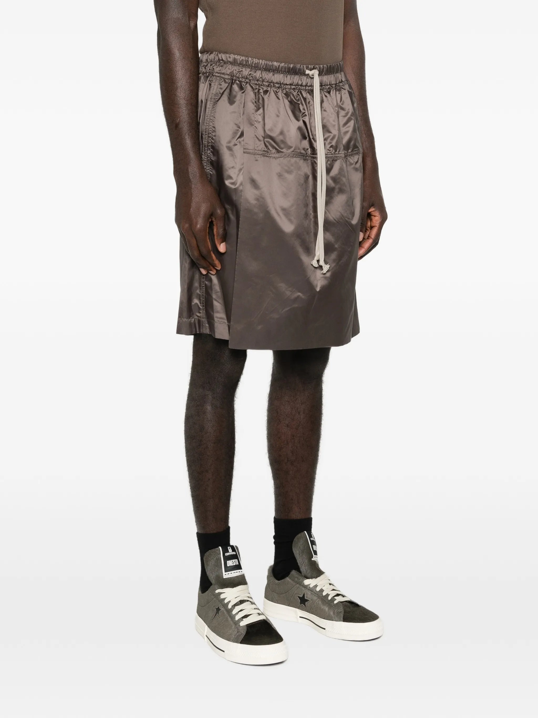Woven Kiltshorts Grey Short