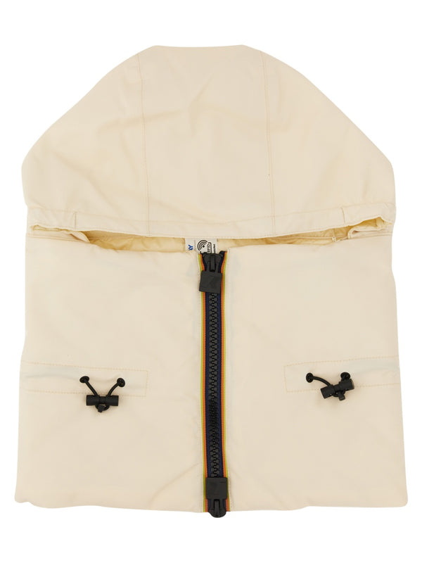 Hooded Neck Warmer Powder Recycled Polyamide Scarf