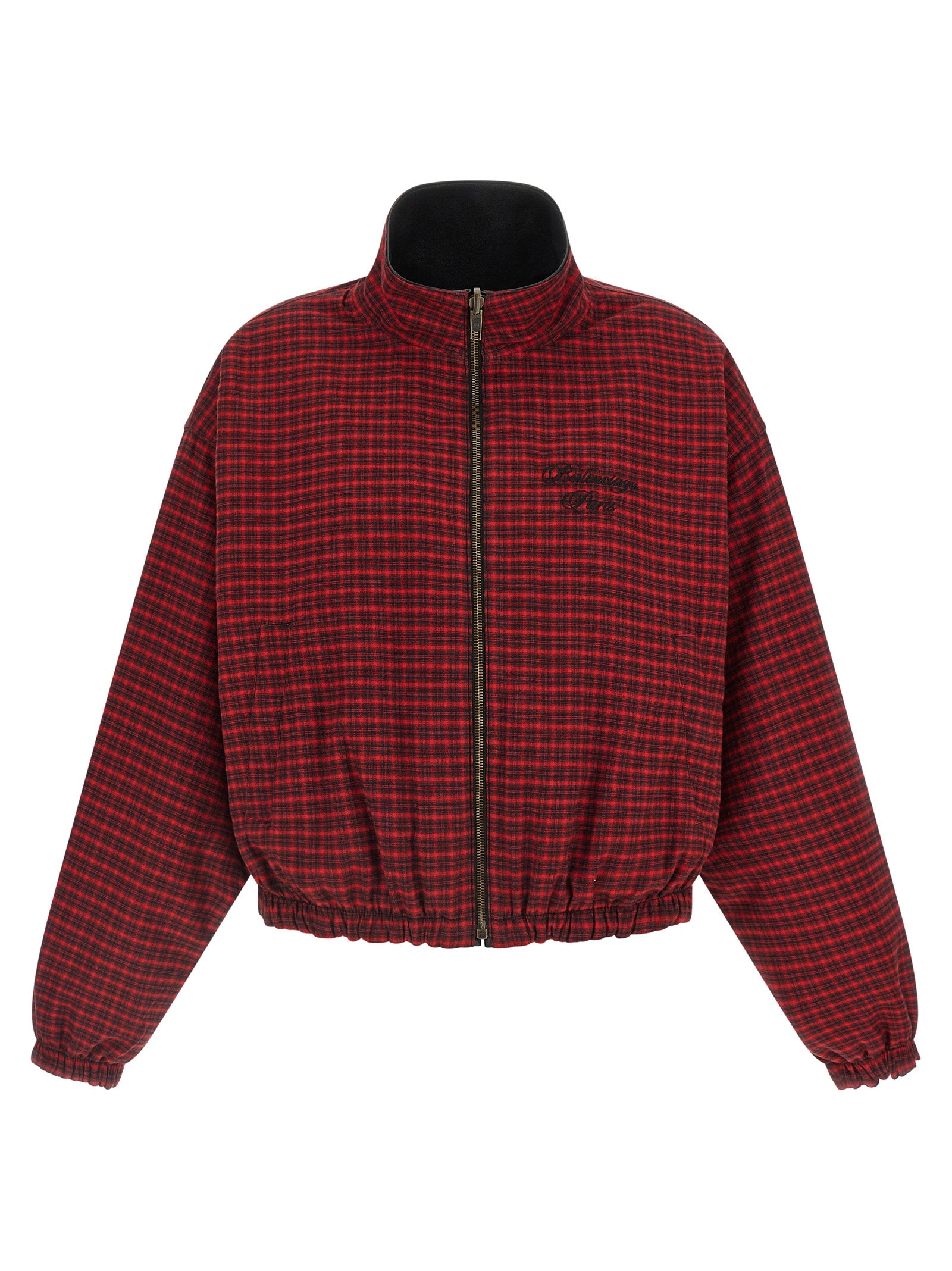 Reversible leather jacket Black Lamb (ovis Aries) Down Jacket, Parka, Casual