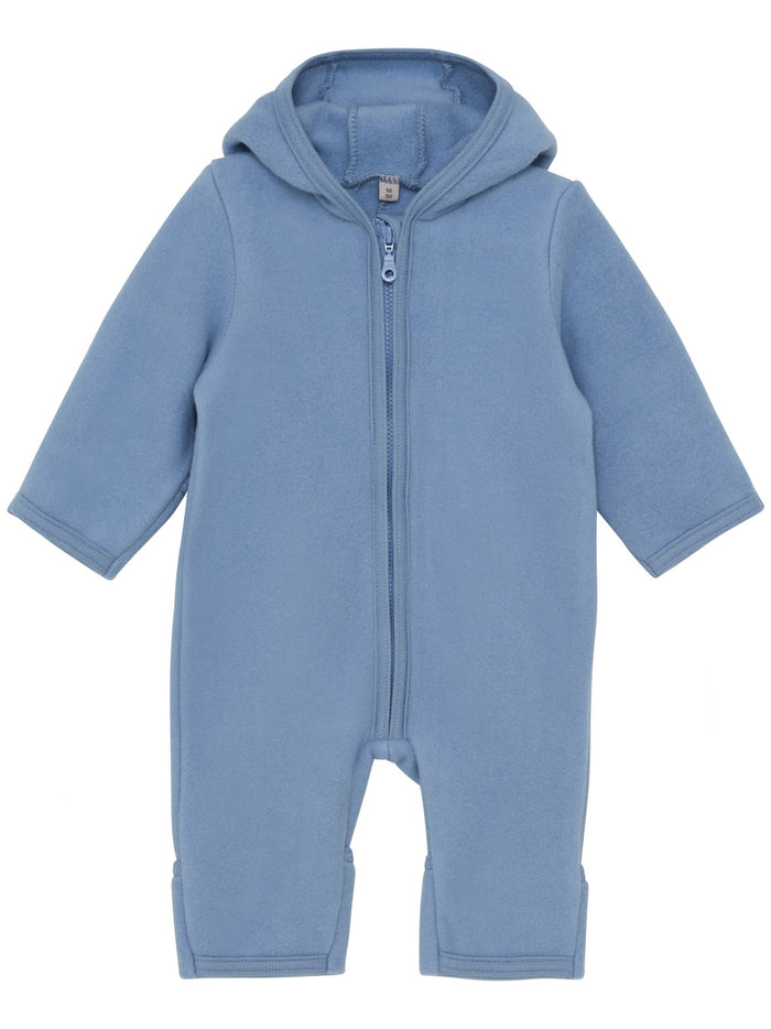 Pram Suit Ears Blue Tuta