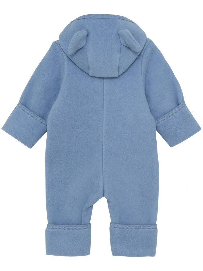 Pram Suit Ears Blue Tuta