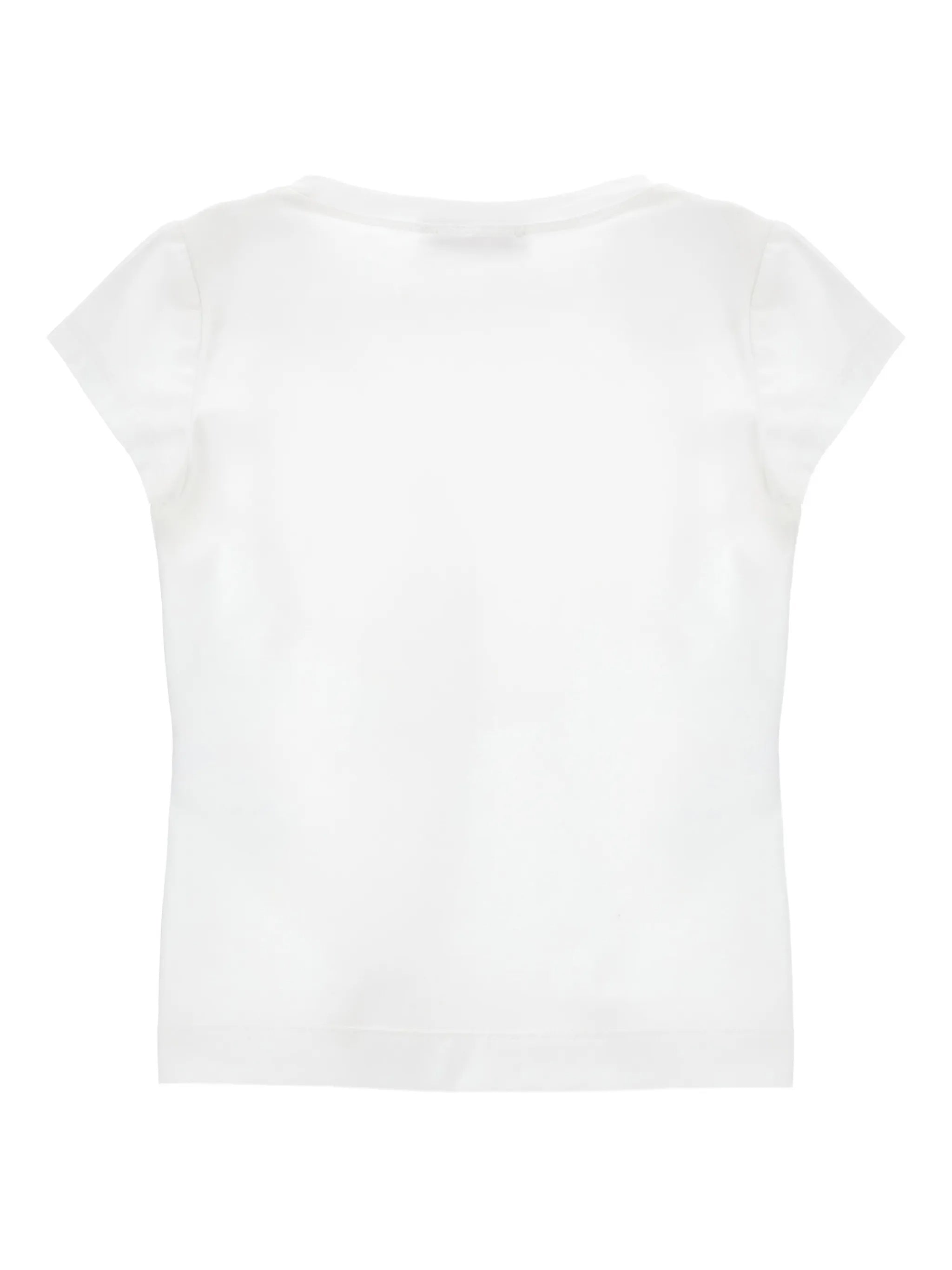 Tee Flowers Jersey White Cotton | T-shirt