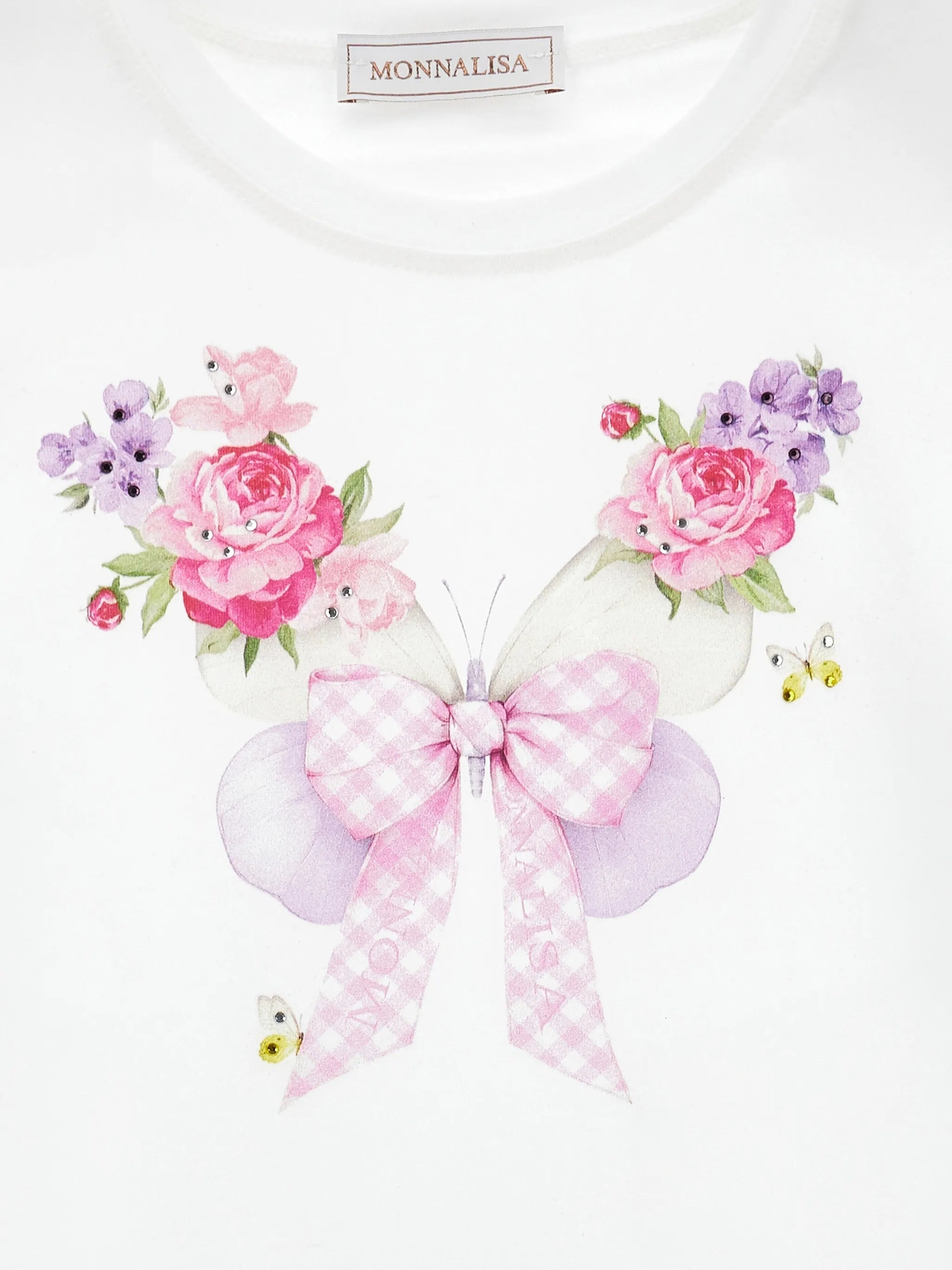 Regular Tee Butterfly White Cotton | T-shirt