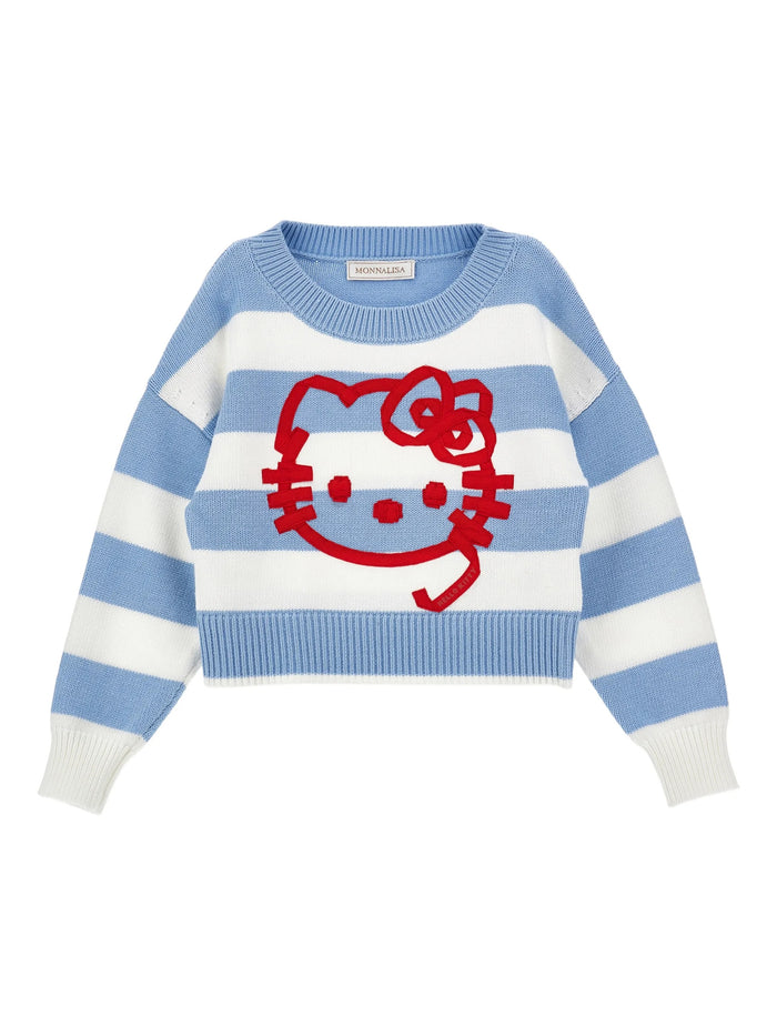 Pull Righe Blue Viscose | Maglia