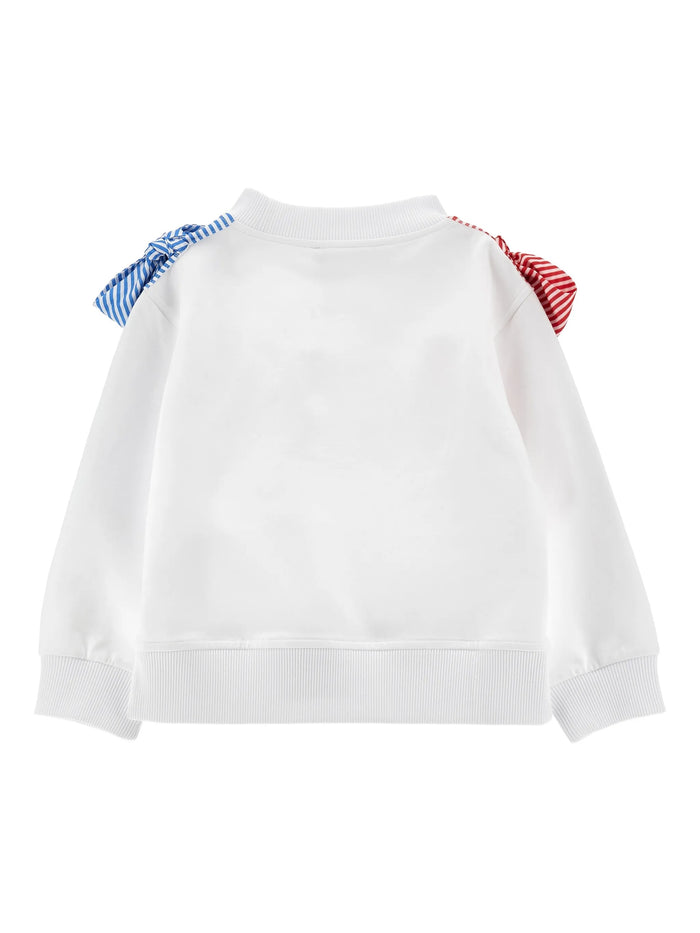 Felpa Con Fiochi White
