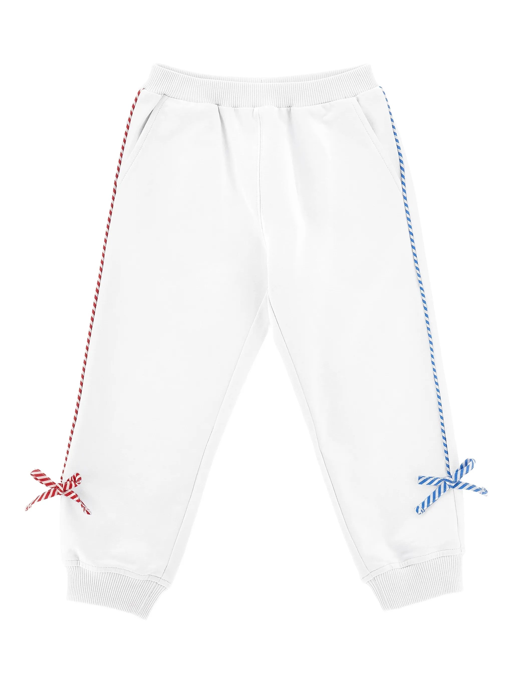 Jogger Felpa White Pantaloni