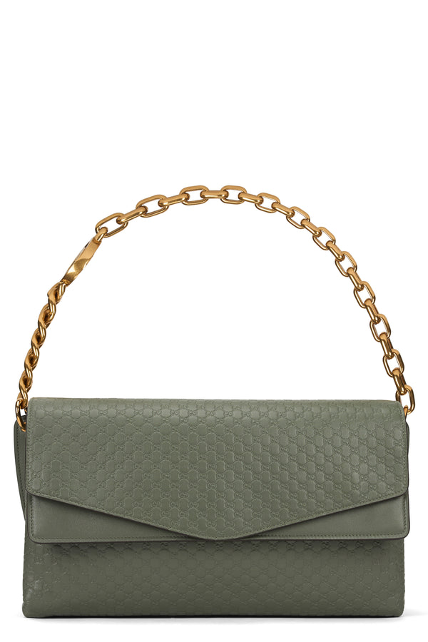 Leather Shoulder Bag Khaki Calf Skin Handbags