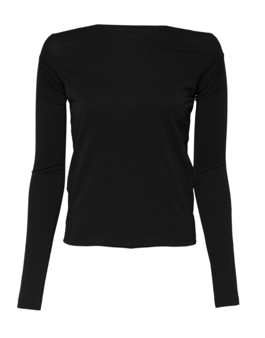 Dolce & Gabbana 42% Wool 38% Acrylic 20% Alpaca sweater in black