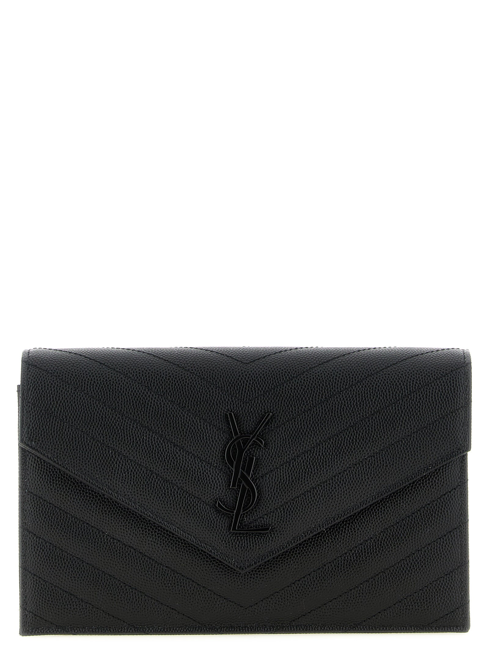 Mini Envelope Crossbody Black Calfskin Leather (bos Taurus) Bags