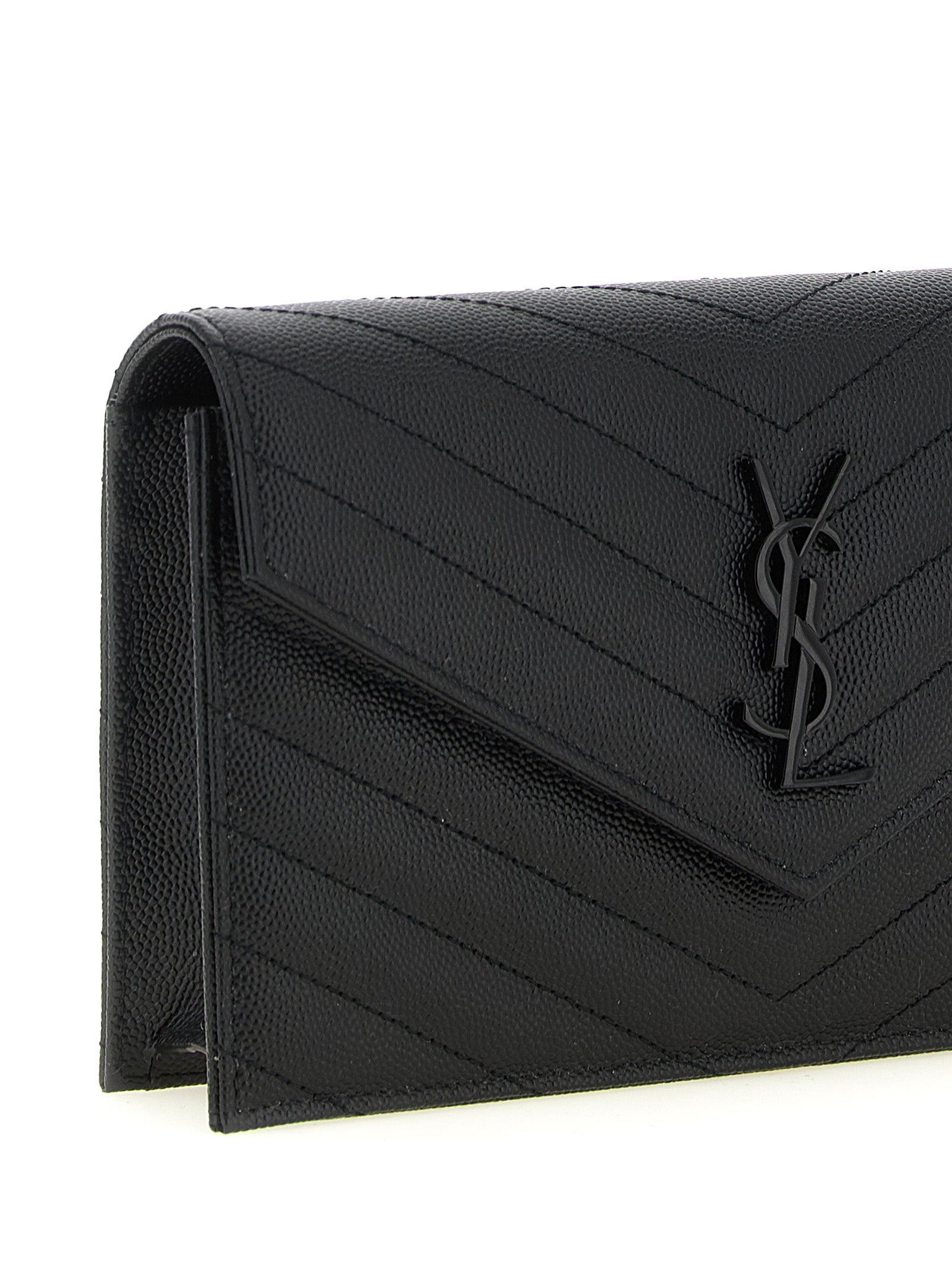 Mini Envelope Crossbody Black Calfskin Leather (bos Taurus) Bags