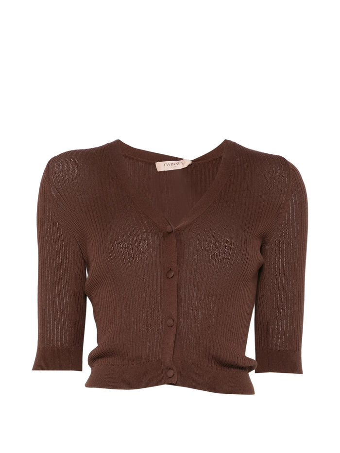 Cardigan Brown Maglia