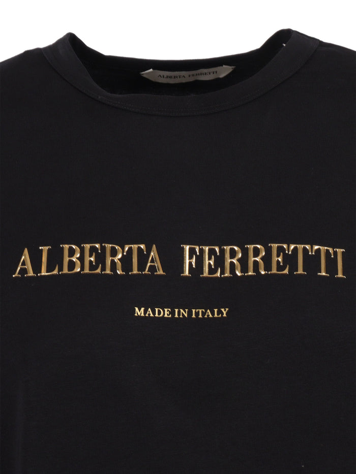 T-shirt Black Cotton Short Sleeves