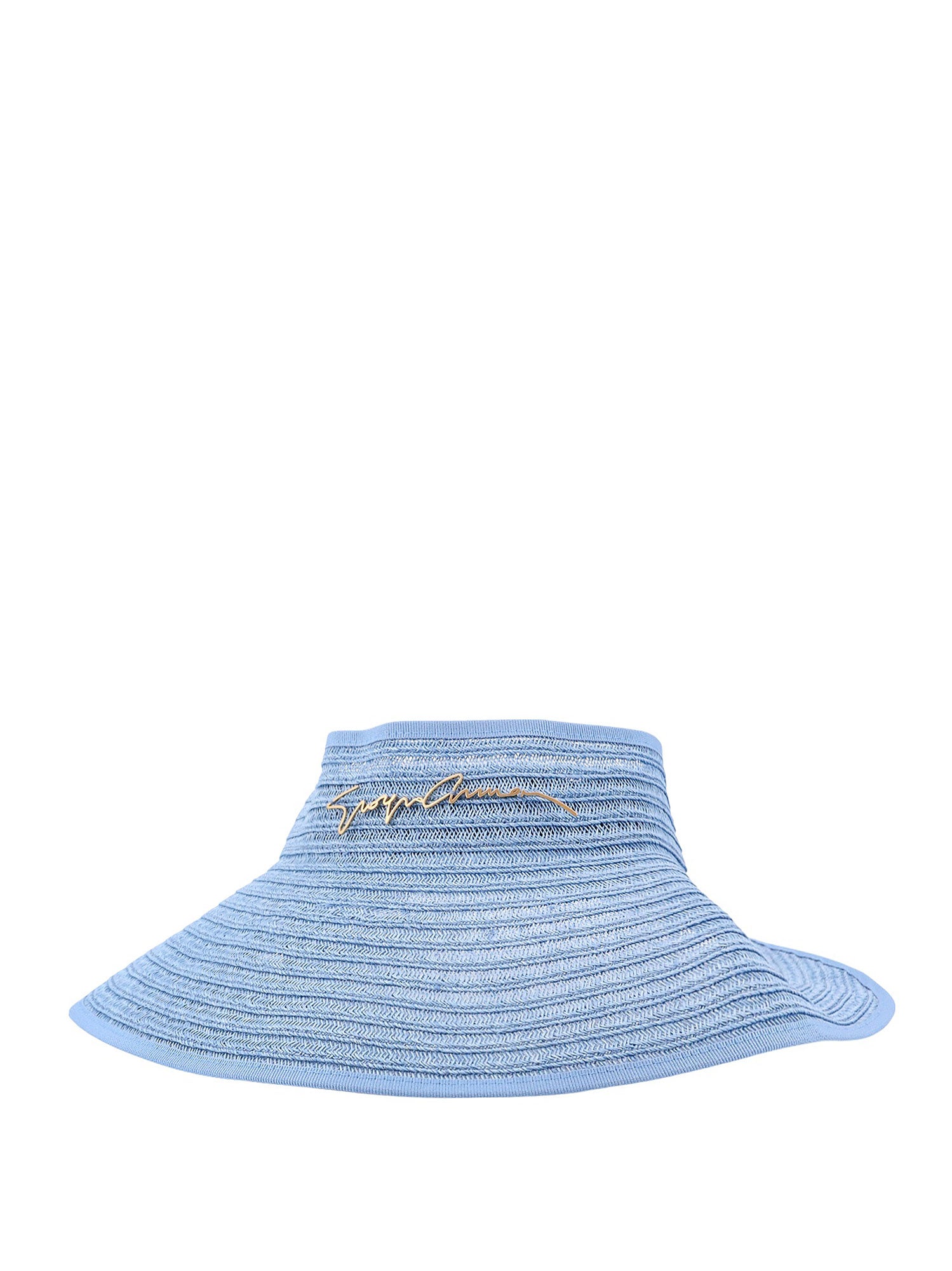 Giorgio Armani Hats Blue Canapa Cotone