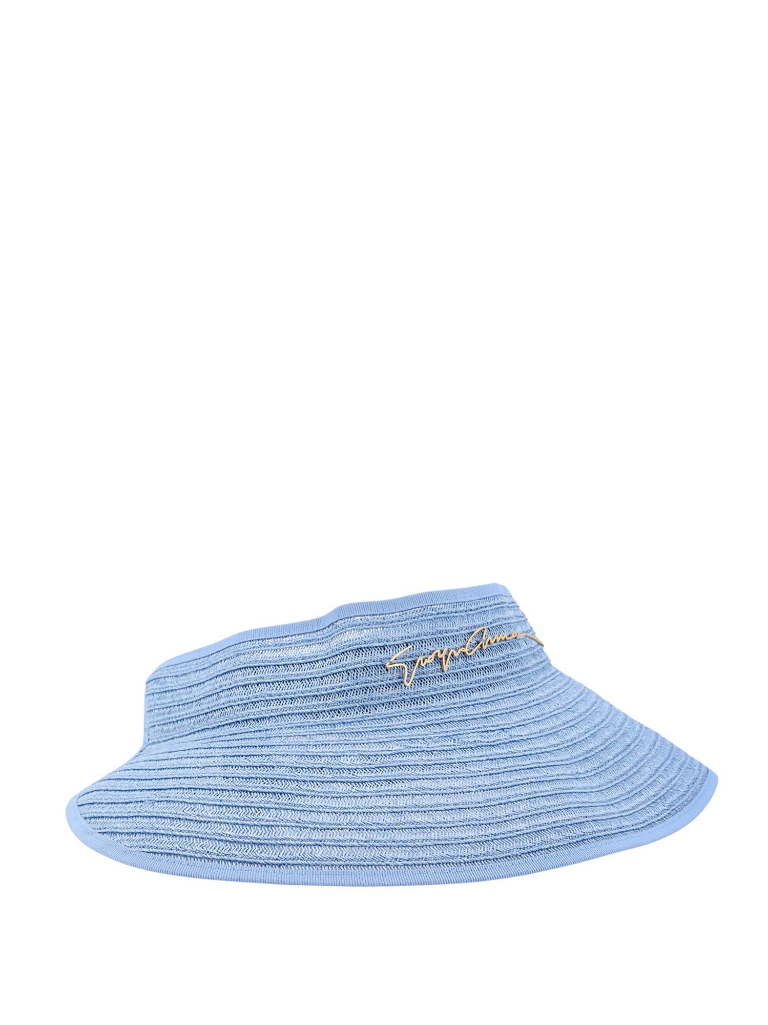 Giorgio Armani Hats Blue Canapa Cotone
