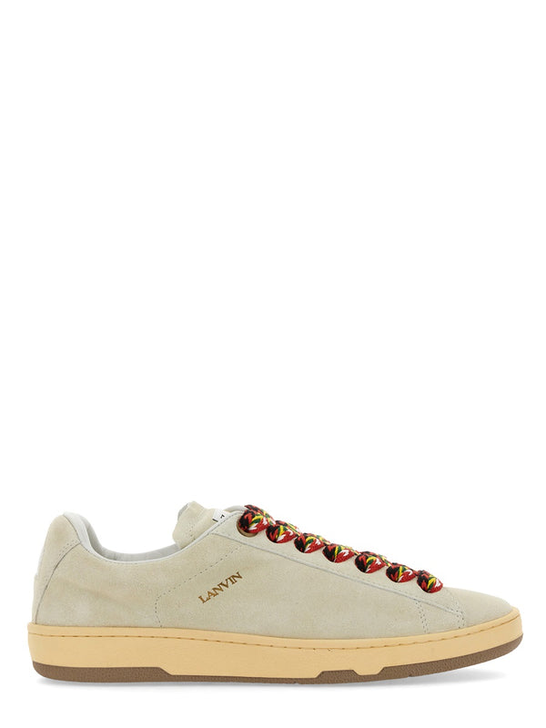 Sneaker Cube White Leather Trainers