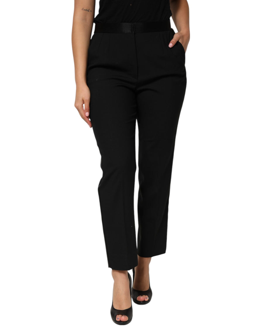 Dolce & Gabbana 79% Virgin Wool trousers in black